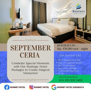 Bonnet Hotel Sby - September Ceria