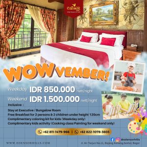 Edensor Resort Hills Bogor - Wowvember